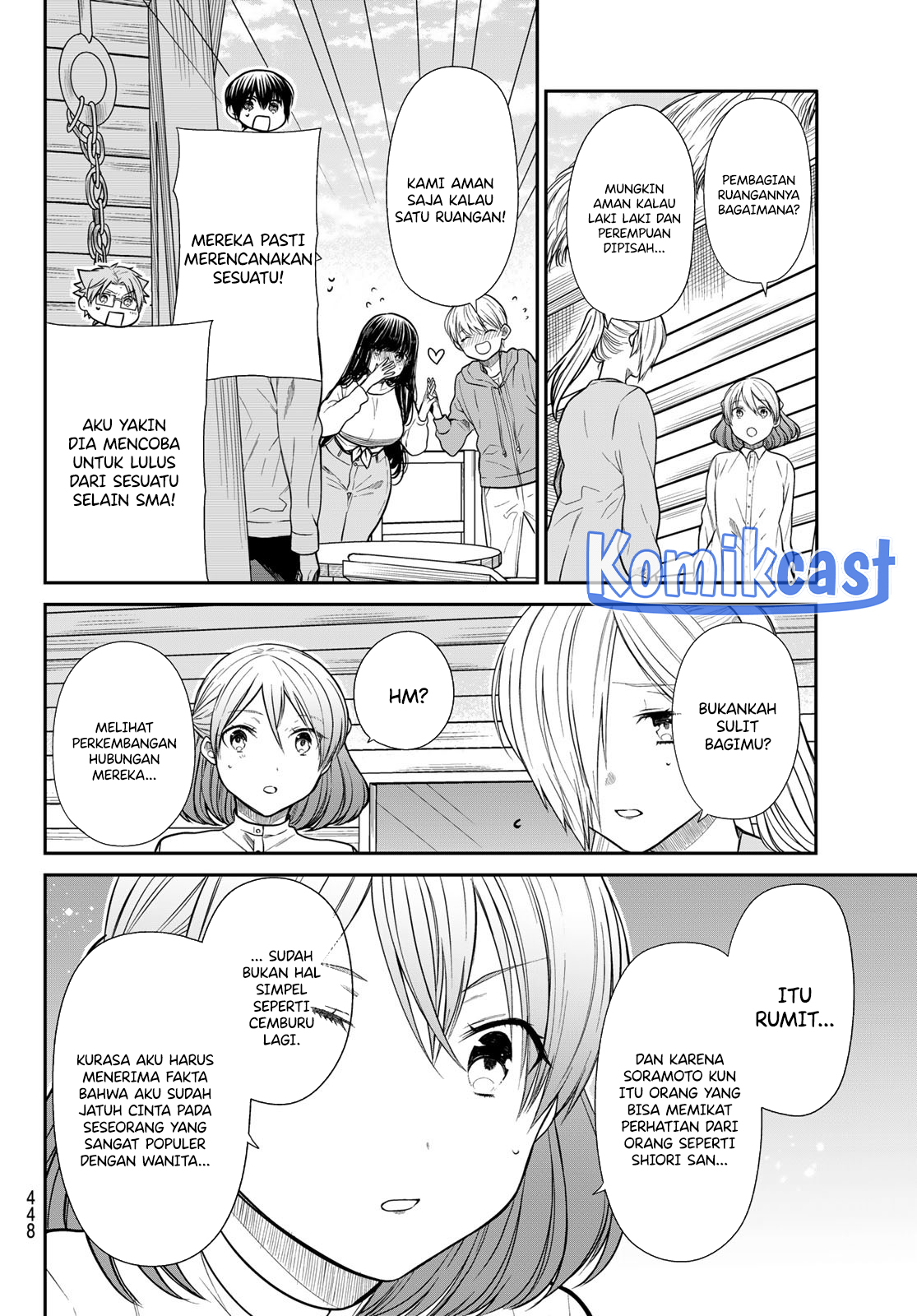 Danshi Koukousei wo Yashinaitai Onee-san no Hanashi Chapter 352 Gambar 3